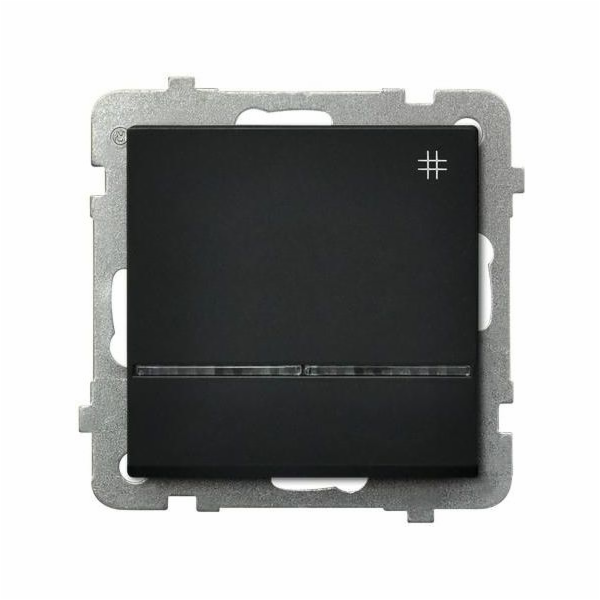 Ospel Cross switch Sonata 16AX IP20 s podsvícením černá m...