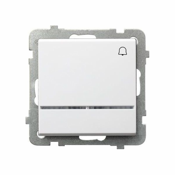 Ospel Switch Sonata zvonek s bílým podsvícením (LP-6RS/m/00)