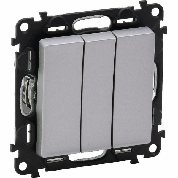 Legrand VALENA LIFE Hliníkový trojitý konektor (752303)
