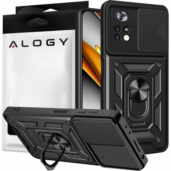 Pouzdro na telefon Alogy Alogy Camshield Stand Ring s kry...