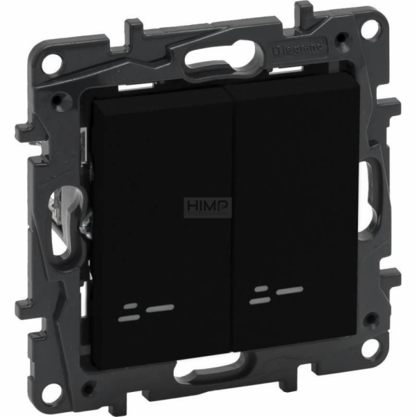 Legrand Legrand Niloe Step 863515 vypínač na svícen, čern...