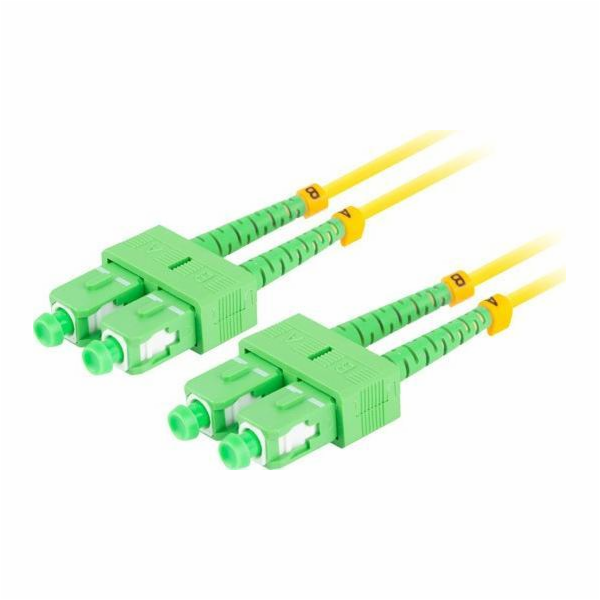 LANBERG optický patch cord SM SC/APC-SC/APC duplex 5m LSZ...