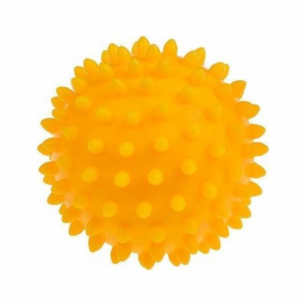 Tullo Senzorický míč pro masáž a rehabilitaci 5,4 cm žlut...
