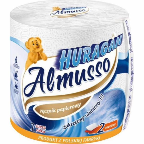 Almusso Paper Ručník 2 vrstvený hurikán 1 ks.