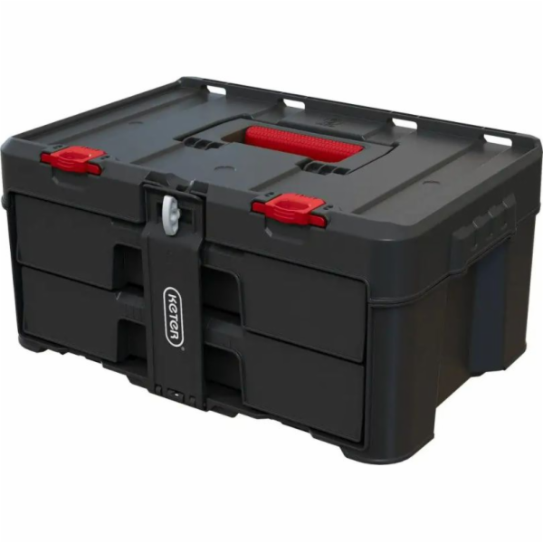 Box Keter Stack’N’Roll se dvěma zásuvkami 