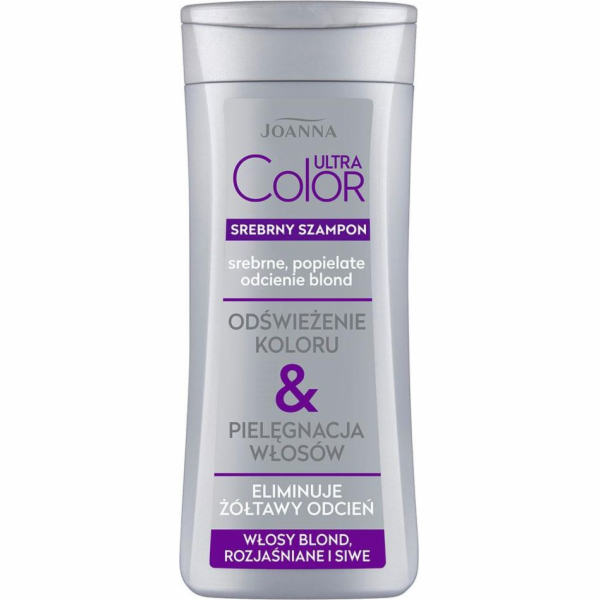 Joanna Ultra Color Silver Hair Shampoo Silver Grey Shades...