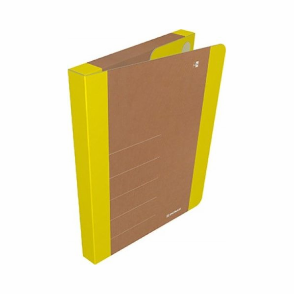Donau složka na suchý zip A4/3cm, žlutá