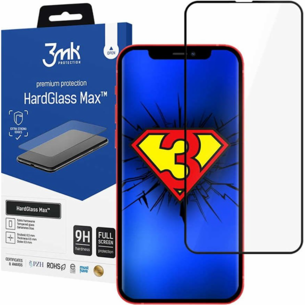 3mk tvrzené sklo HardGlass Max pro Apple iPhone 13