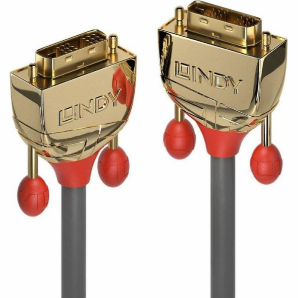 Lindy DVI-D - DVI-D kabel 20m zlatý (36217)