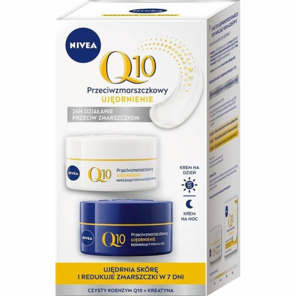 Nivea SET Q10 Zpevňující denní krém proti vráskám 50ml + ...