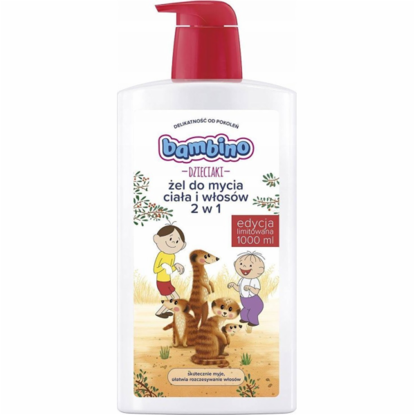 BAMBINO_Dzieciaki 2v1 mycí gel na tělo a vlasy pro děti 1...