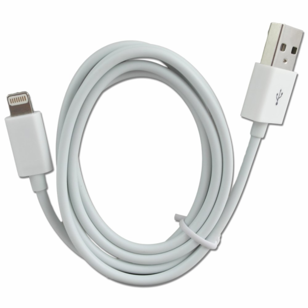 2go USB Ladekabel - Weiss - 100 cm Für Apple Lightning