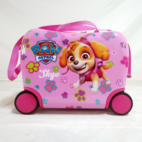 Cestovní kufr Nickelodeon Rolling - Paw Patrol - růžový malý