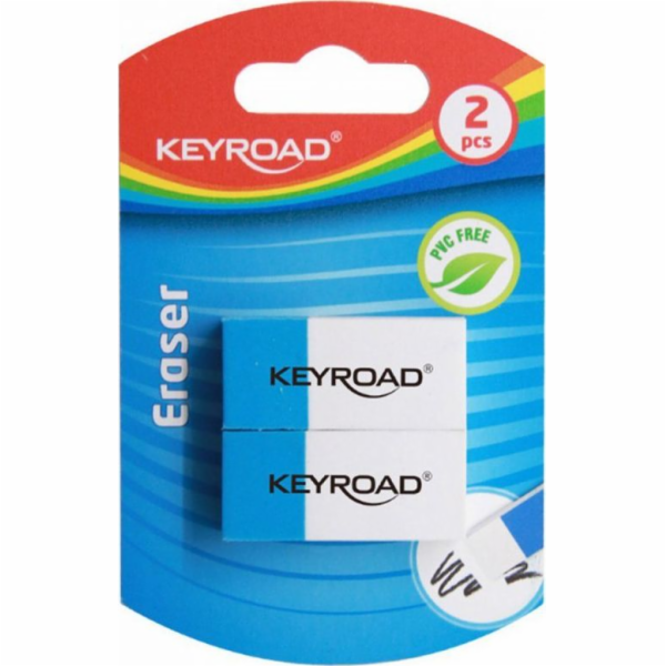 Keyroad Keyroad Multifunkční guma, 2 ks. Blistrová, modrá...