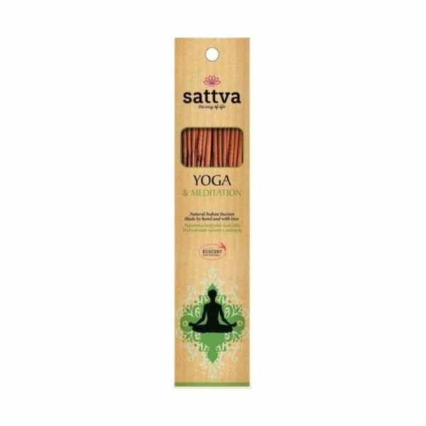 Sattva přírodní vonné tyčinky na jógu a meditaci 15 ks.