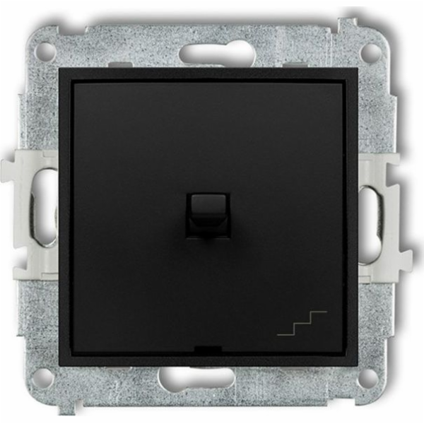 Karlik mini schody v americkém stylu Black Mat 12mwpus-3