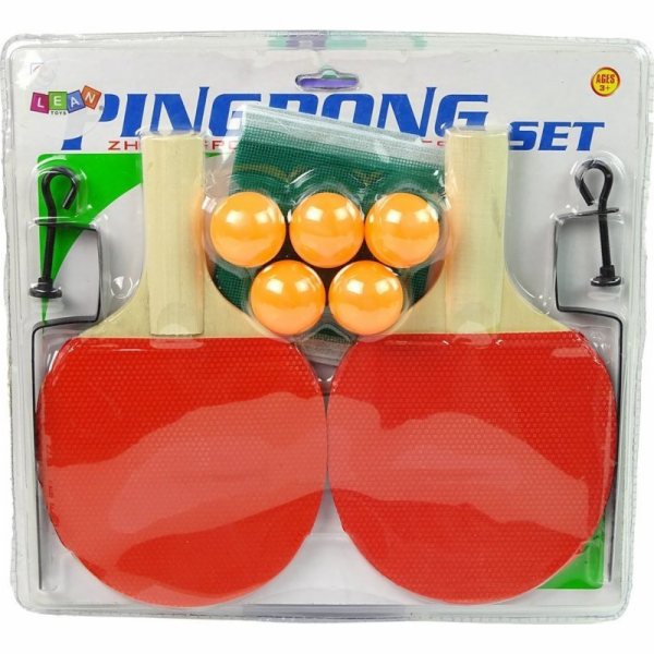 Ping Pong Set stolní tenisové palety Mesh 5 míčků