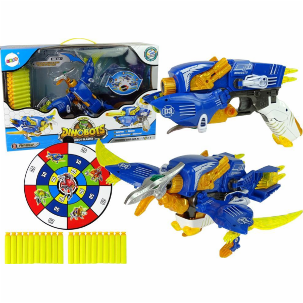 Import Leantoys Dinobots 2in1 Dinosaur Pistol pro modré š...