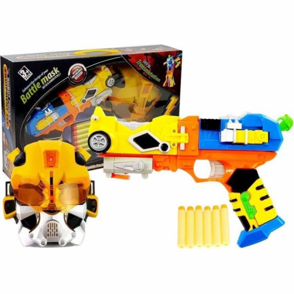 Lean Sport Foam Dart Gun Robot 2v1 + maska