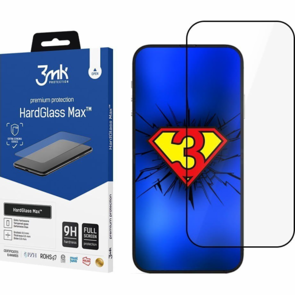 3MK PARARDGLASE Max Apple iPhone 14 Plus Black Glass
