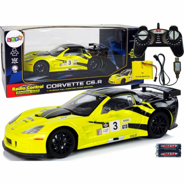 Import leantoys Sports Car Racing R/C 1:18 Corvette C6.R ...