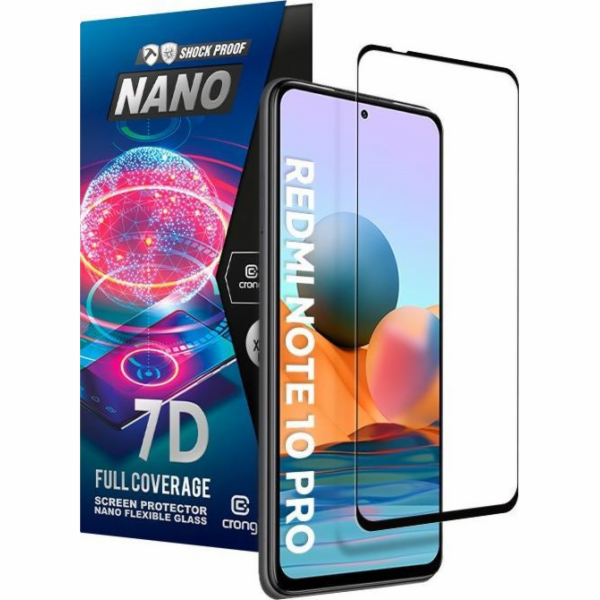 Crong Crong 7D Nano Flexible Glass - 9H hybridní sklo pro...