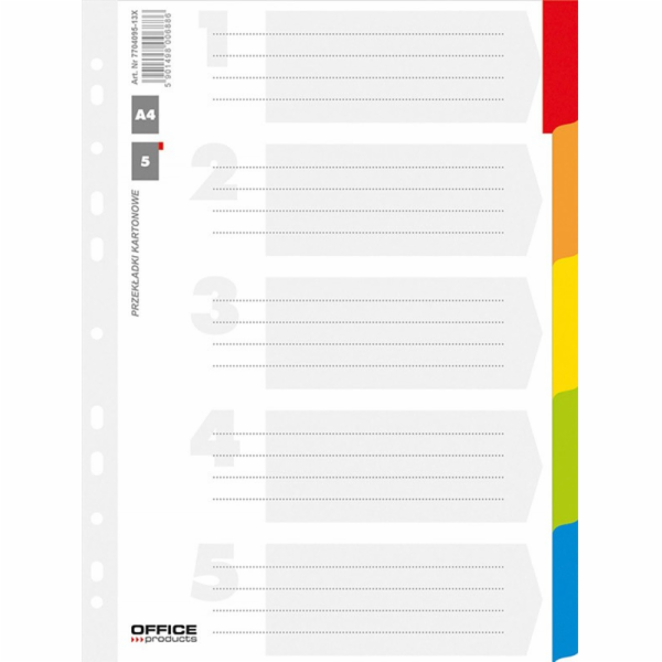 Kancelářské produkty Kartonové přepážky A4, 227x297, lami...