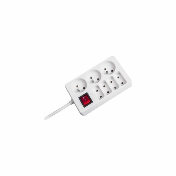 Rebel Power Strip 7 3 m White Sockets (URZ3053-3B)