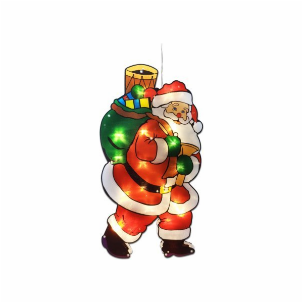 Vánoční dekorace rebelského Santa Clause