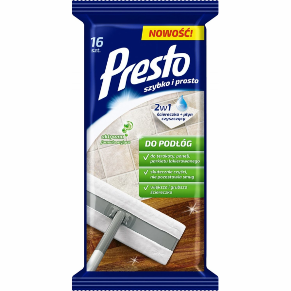 Utěrka Presto 2v1 + tekutý čisticí prostředek na podlahy ...