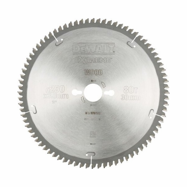 Dewalt DEWALT KRUHOVÁ PILA.250x30mmx80z DT4287-QZ