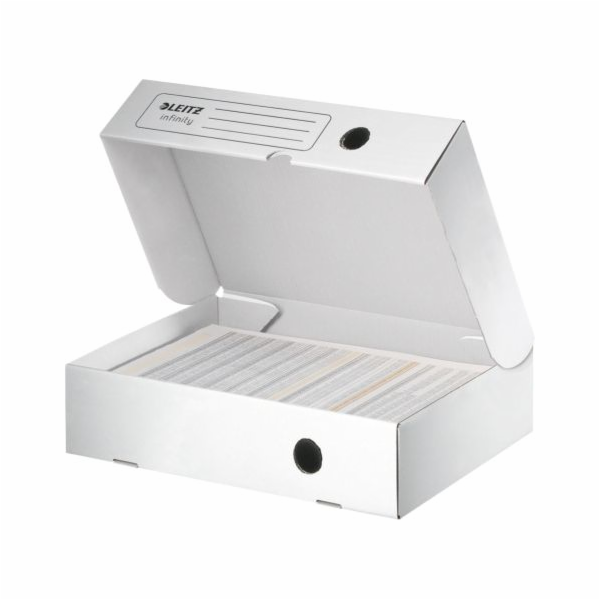 Archivační box Leitz byl otevřen z širší nekonečna (10K295X)