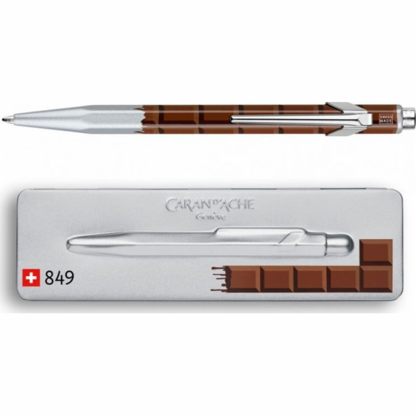 Caran d`Arche Pen 849 Pop Line Totally Swiss - Chocolate