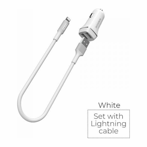 Borofonová nabíječka 2x USB-A 2,4 A (BFO-BZ2-LW)