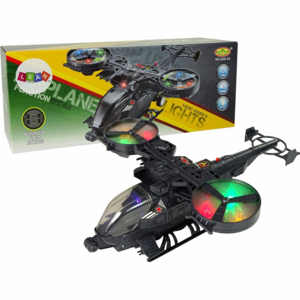 Leantoys vojenský vrtulník importující se obrovský s lehk...