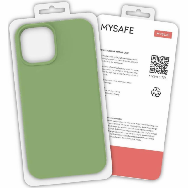 MySafe Mysafe Silicone Case iPhone 13 Pro Max Pistachio Box