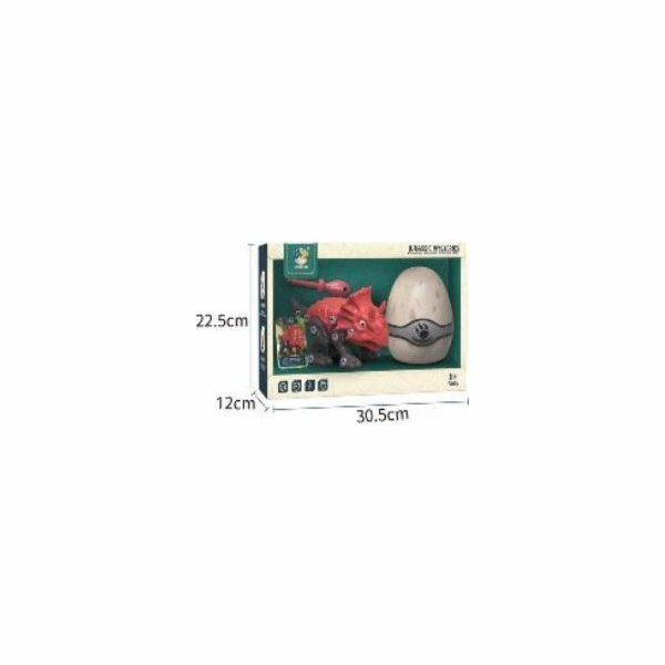 Import Leantoys Triceratops Dinosaur Set s šroubovákem pr...