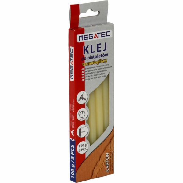Megatec Adhesivní vložky pro kov 11 mm x 200 mm žlutá 5 k...