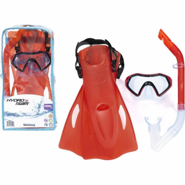 Bestway Children s Diving Set Red Mask, Fins, Tube 25046