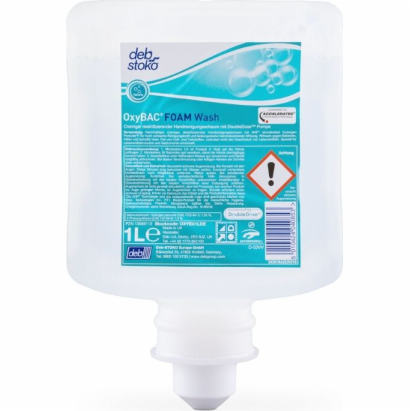 DEB Antibakteriální pěnové mýdlo DEB Oxybac Foam Wash, ná...