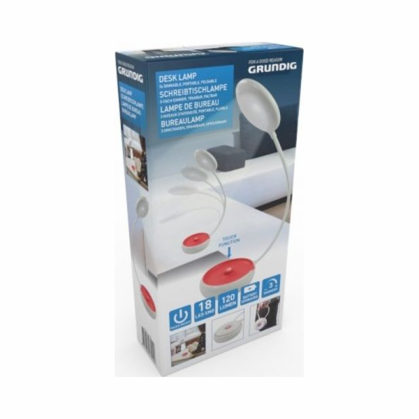 Oranžová stolní lampa Grundig (8711252032290 ORANŽOVÁ)