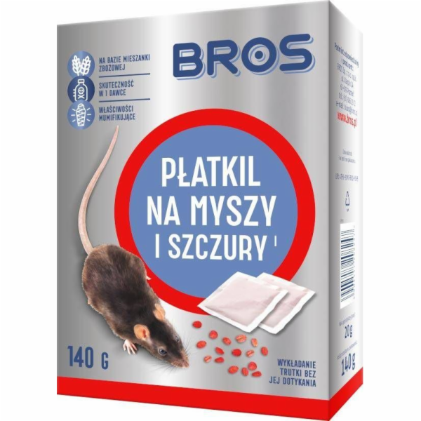 Bros Vločky pro myši a krysy 140g