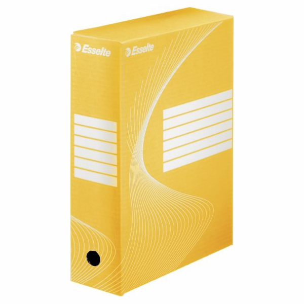 Esselte Box, archivizační krabice Width 100mm žlutá (10k0...