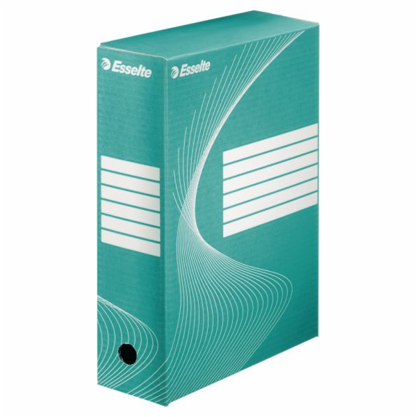 Esselte Box, archivační box Krabice šíře 100mm, zelené (1...