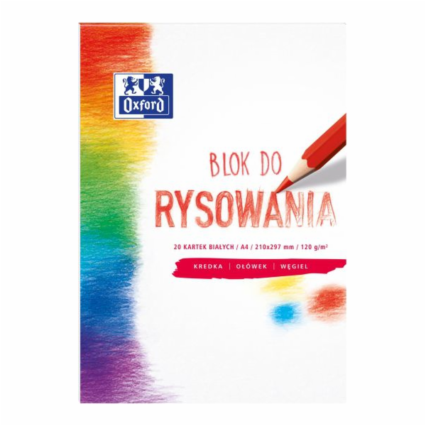 Oxford Kreslicí podložka A4 20k bílá