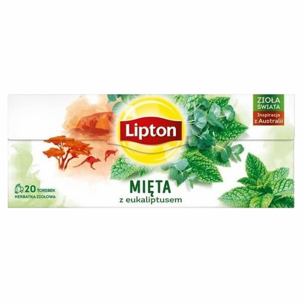 Lipton LIPTON_Bylinkový čaj Máta s eukalyptem 20 sáčků 26g