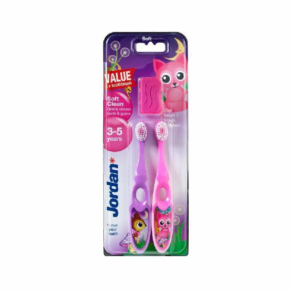 Zubní kartáček Jordan DUO Soft Clean pro děti (3-5 let), ...