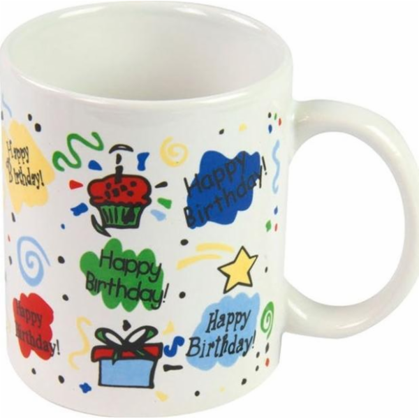Ceramický narozeninový hrnek v dárkové krabici 300 ml (Pa...