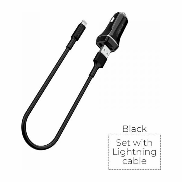 Borofonová nabíječka 2x USB-A 2,4 A (BFO-BZ2-LB)