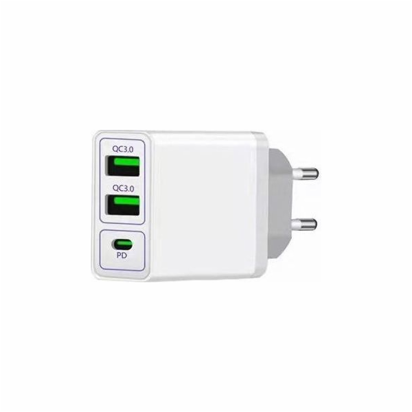 VEGA FASHON 2X USB-A 1X USB-C nabíječka (29599)
